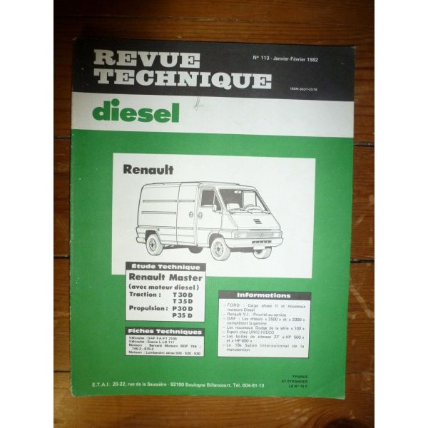 Master Die Revue Technique Renault