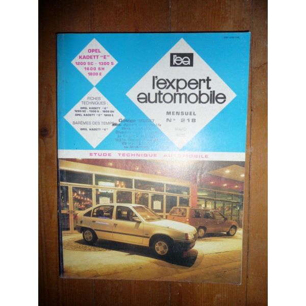 KADETT E Revue Technique Opel