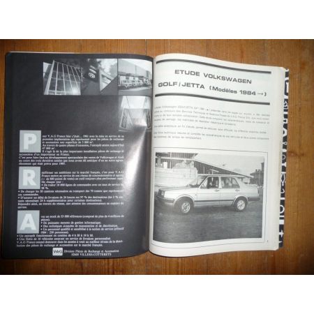 GOLF JETTA 84 Revue Technique Volkswagen