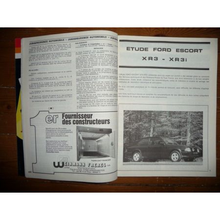 Escort XR3i Revue Technique Ford