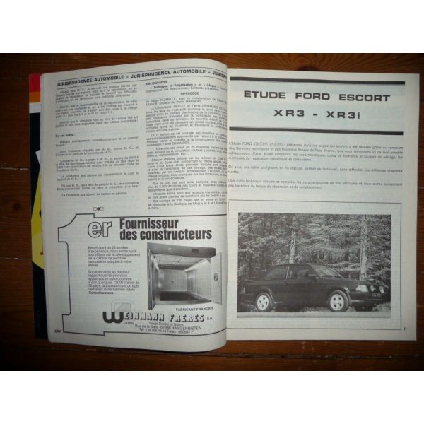 Ford Escort Xr3i Fiche Technique