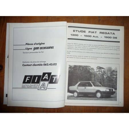 REGATA Revue Technique Fiat
