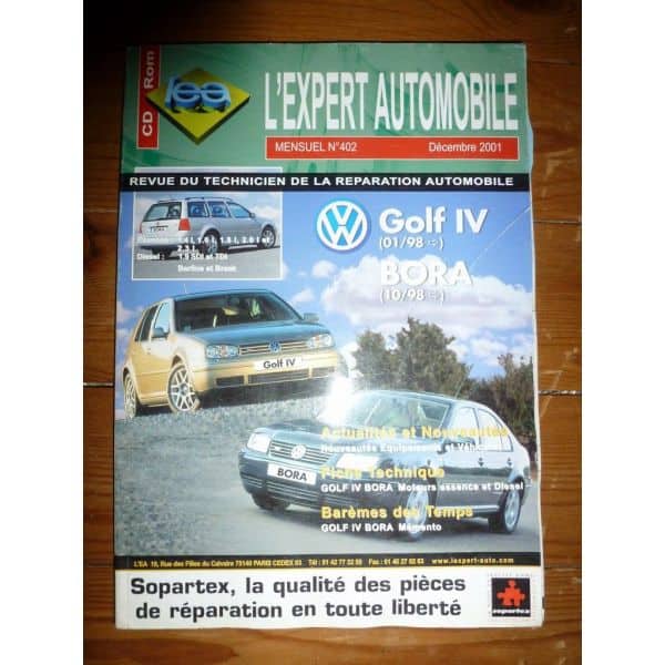 Golf IV Bora Revue Technique Volkswagen