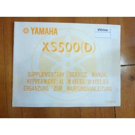 XS650 D Manuel YAMAHA