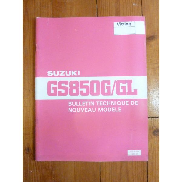 GS650 G-GL Bulletin tech SUZUKI