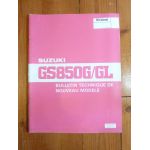 GS650 G-GL Bulletin tech SUZUKI