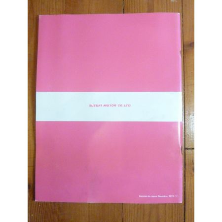 GS650 G-GL Bulletin tech SUZUKI