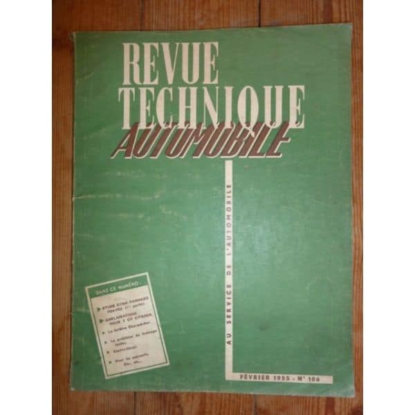 Dyna 54-55 1 Revue Technique Panhard