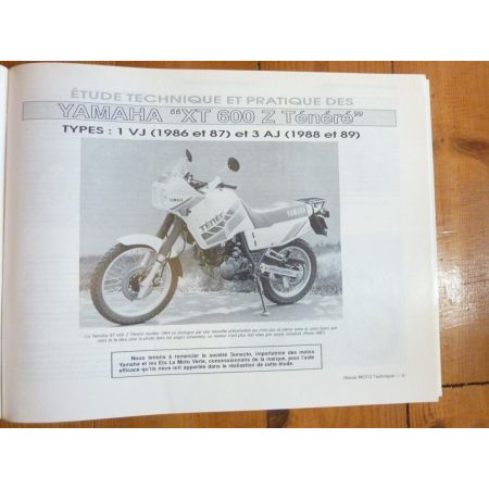 GPX750R XTZ600 Revue Technique moto Kawasaki Yamaha