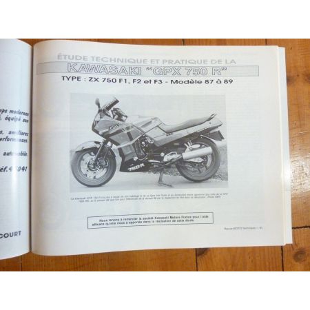 GPX750R XTZ600 Revue Technique moto Kawasaki Yamaha