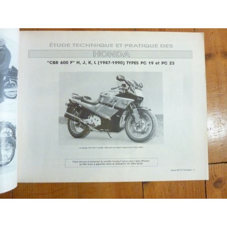 DR750/800 CBR600F Revue Technique moto Honda Suzuki