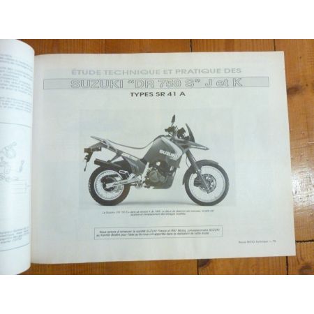 DR750/800 CBR600F Revue Technique moto Honda Suzuki