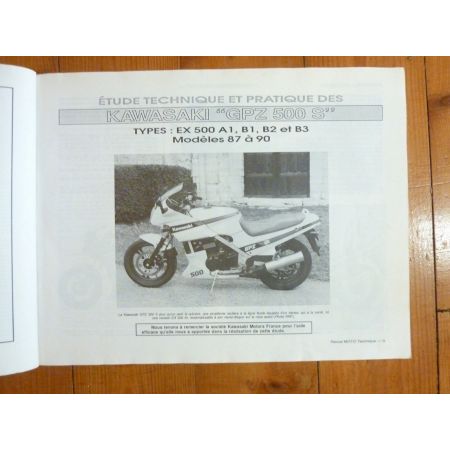 GPZ500S XTZ750 Revue Technique moto Kawasaki Yamaha