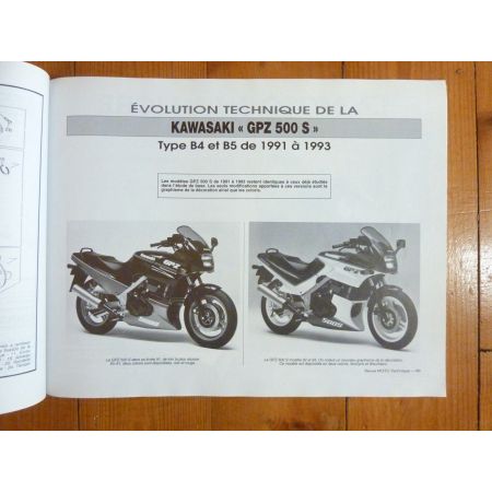 GPZ500S XTZ750 Revue Technique moto Kawasaki Yamaha
