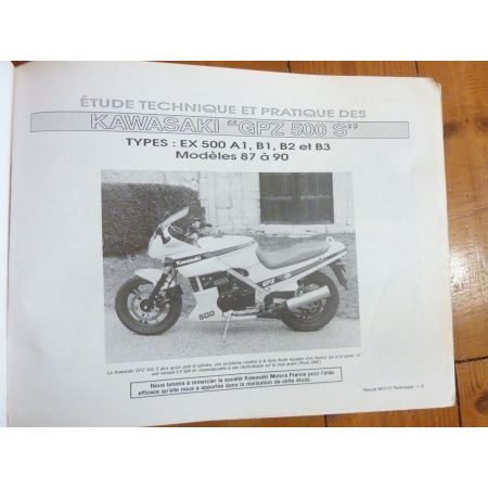 GPZ500S XTZ750 Revue Technique moto Yamaha Kawasaki