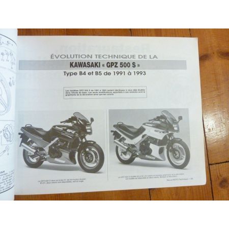GPZ500S XTZ750 Revue Technique moto Yamaha Kawasaki