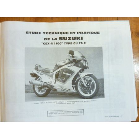 GSXR1100 Revue Technique moto Suzuki