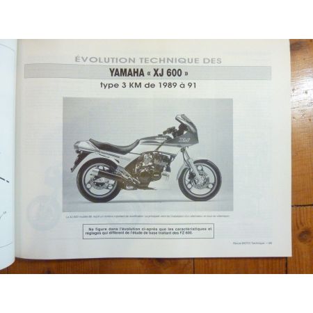 600 XJ FZ 1000 GPZ Revue Technique moto Kawasaki Yamaha