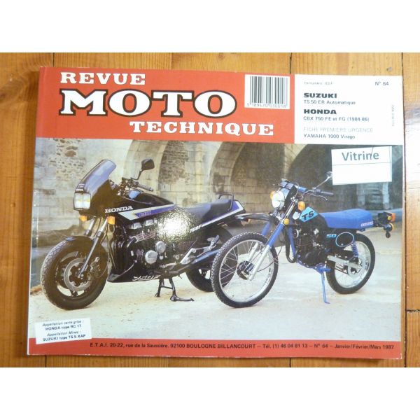 CBX750 TS50 Revue Technique moto Honda Suzuki