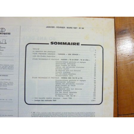 CBX750 TS50 Revue Technique moto Honda Suzuki