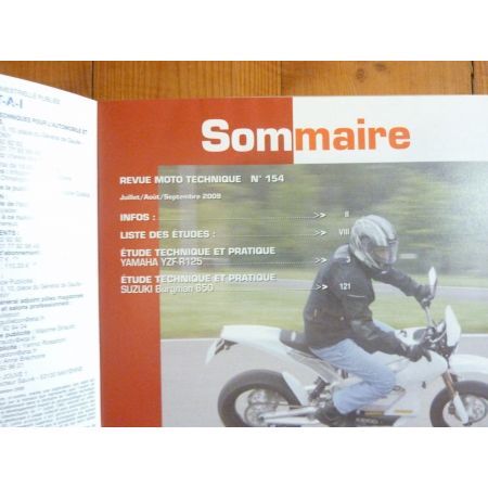 YZF125 Burgman Revue Technique moto Suzuki Yamaha