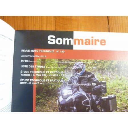 XMAX R NineT Revue Technique BMW YAMAHA MBK