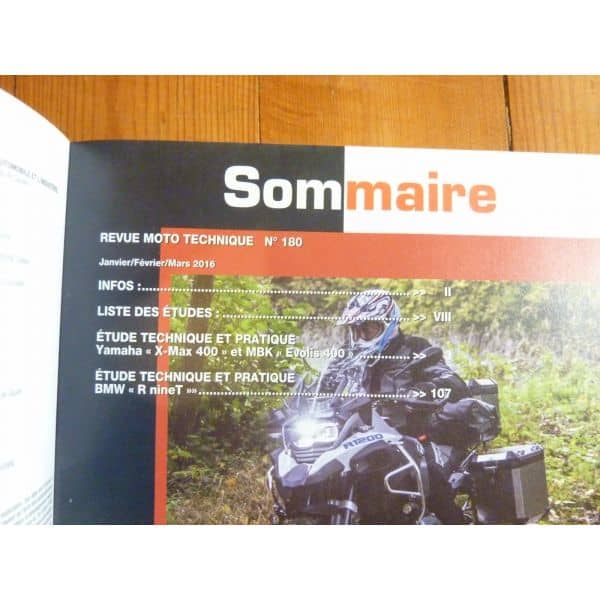 XMAX R NineT Revue Technique BMW YAMAHA MBK