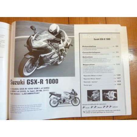GSXR1000 ZX7R Revue Technique moto Kawasaki Suzuki