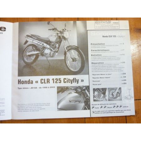 CLR125 FJR1300 Revue Technique moto Honda Yamaha
