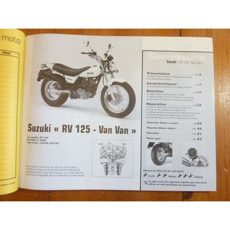 VFR800 VanVan Revue Technique moto Honda Suzuki