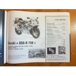 NX125 GSXR750R Revue Technique moto Honda Suzuki