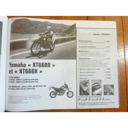 CBR125R XT660 Revue Technique moto Honda Yamaha