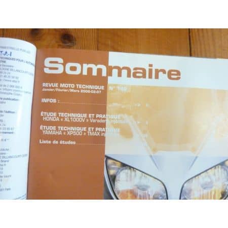 XL1000V XP500 Revue Technique moto Honda Yamaha