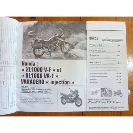 XL1000V XP500 Revue Technique moto Honda Yamaha