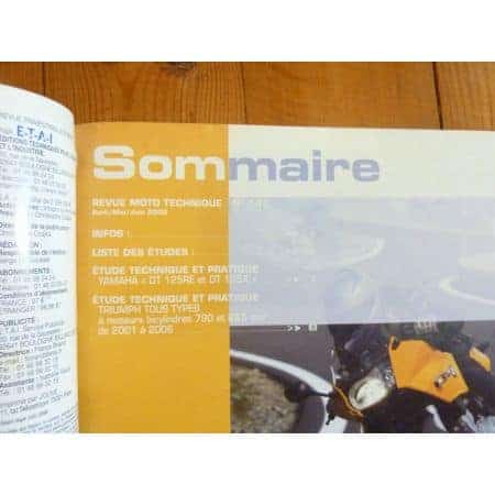DT125 TWIN Revue Technique moto Triumph Yamaha