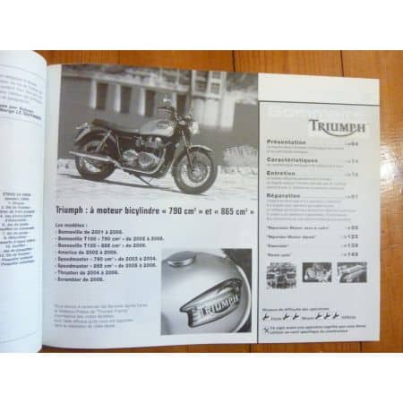 DT125 TWIN Revue Technique moto Triumph Yamaha