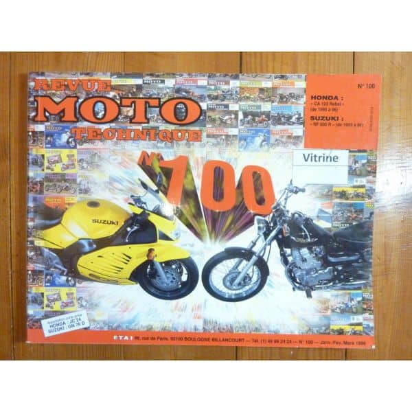 Rebel RF600R Revue Technique moto Honda Suzuki