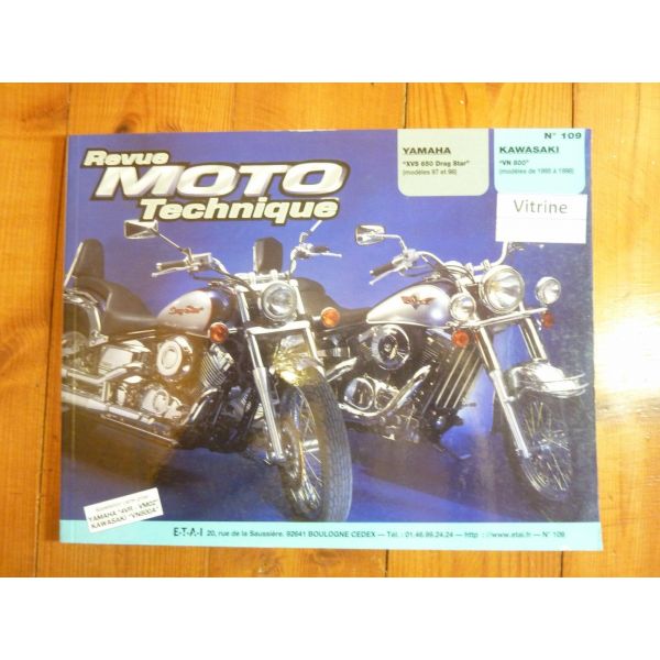 DragStar VN800 Revue Technique moto Kawasaki Yamaha
