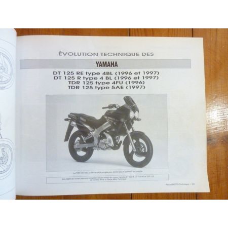 DT125 TDR125 F650 Revue Technique moto Bmw Yamaha
