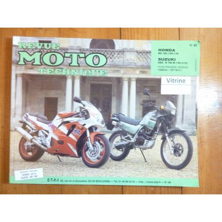 NX125 GSXR750 Revue Technique moto Honda Suzuki