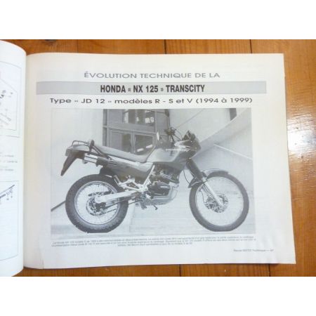 NX125 GSXR750 Revue Technique moto Honda Suzuki