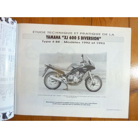 XJ600 CBR900RR Revue Technique moto Honda Yamaha