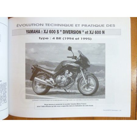 XJ600 CBR900RR Revue Technique moto Honda Yamaha
