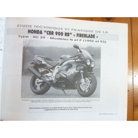 XJ600 CBR900RR Revue Technique moto Honda Yamaha