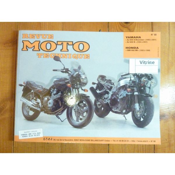 XJ600 CBR900RR Revue Technique moto Honda Yamaha