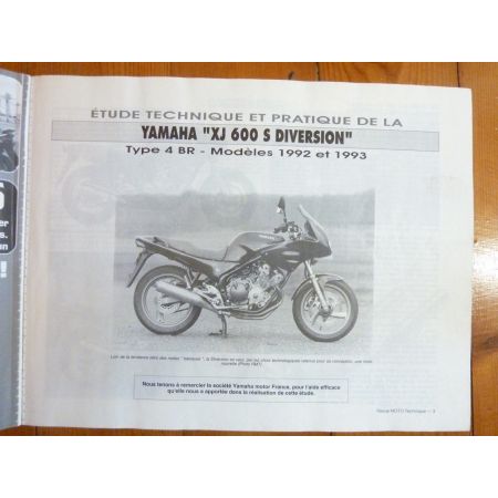 XJ600 CBR900RR Revue Technique moto Honda Yamaha