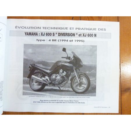 XJ600 CBR900RR Revue Technique moto Honda Yamaha