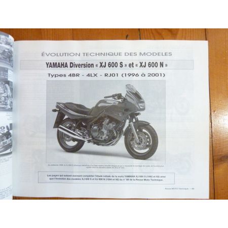 XJ600 CBR900RR Revue Technique moto Honda Yamaha