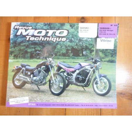 GS500E XV535 Revue Technique moto Suzuki Yamaha