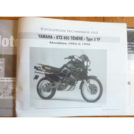 CBR600 XTZ660 Revue Technique moto Honda Yamaha